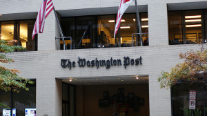 Image Source: Dion Hinchcliffe, Flickr, Creative Commons The entrance to the Washington Post on 15th street Northwest DC